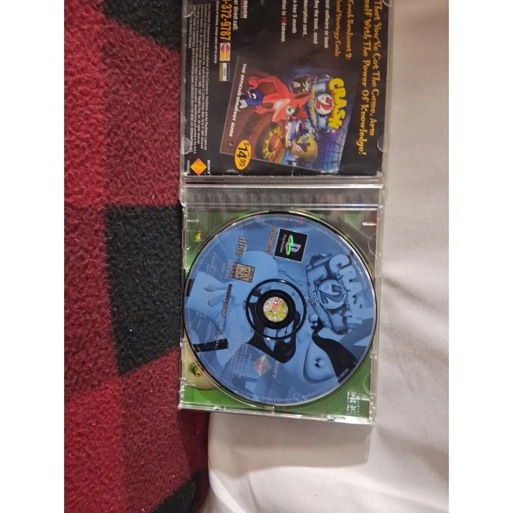 Crash Bandicoot 2: Cortex Strikes Back Holo Cover (Sony PlayStation 1, 2000) PS1